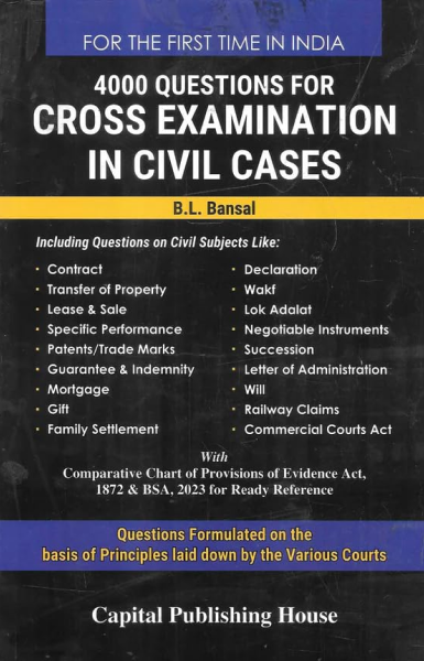 4000 Questions for Cross Examination in Civil Cases