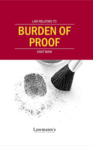 Burden of Proof [Paperback] Kant Mani