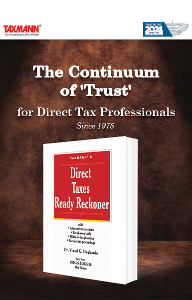 Direct Taxes Ready Reckoner [Paperback] Dr Vinod K. Singhania