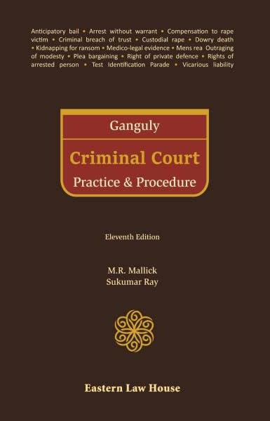 Elh’s Criminal Court Practice & Procedure By Ganguly