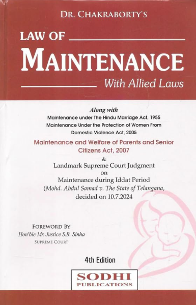 LAW OF MAINTENANCE BY DR. CHAKRABORTY'S SODHI PUBLICATION [Hardcover] DR. CHAKRABORTY'S [Hardcover] DR. CHAKRABORTY'S