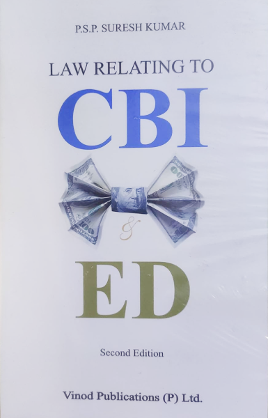 Law Relating to CBI and ED [Hardcover]