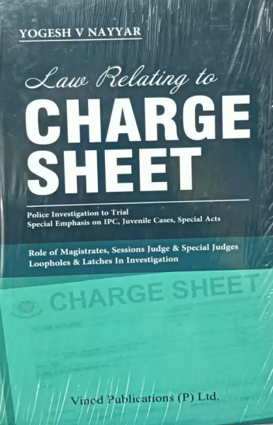 Law Relating to Chage Sheet [Hardcover] Yogesh V Nayyar