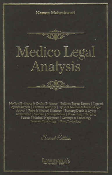 Medico Legal Analysis Book by Lawmann's, Second Edition 2025 [Paperback] Kamal Publishers