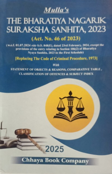 Mulla’s The Bharatiya Nagarik Suraksha Sanhita, 2023 [Paperback] Iqbal Ahmed Abdul Qadeer Mulla