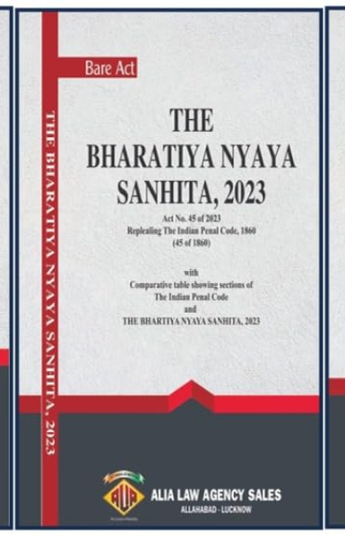 New criminal laws ,2023 ( bare acts) English [Paperback] Alia law agency
