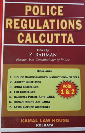Police Regulations Calcutta [Hardcover] Z. Rahman