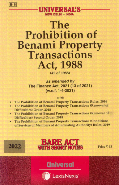 Prohibition of Benami Property Transactions Act