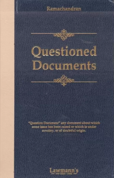 Questioned documents [Tankobon Hardcover] Ramachadran