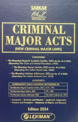 A to Z Quick Reach on Criminal Major Acts