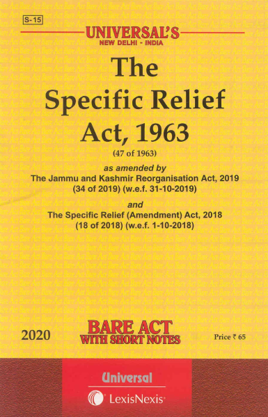 Specific Relief Act, 1963 (Lawmann's) [Paperback] Na