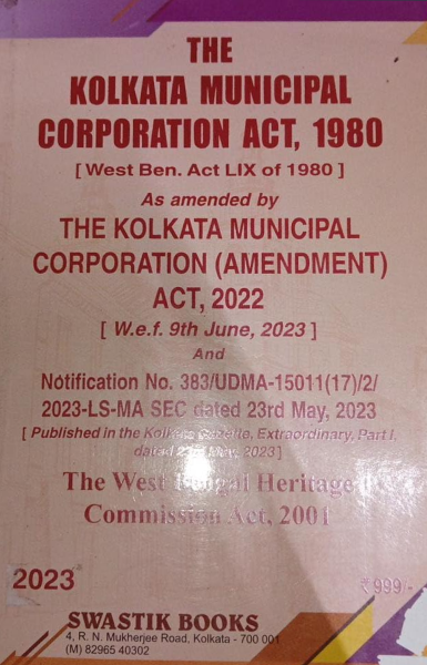 The Kolkata Municipal Corporation Act, 1080