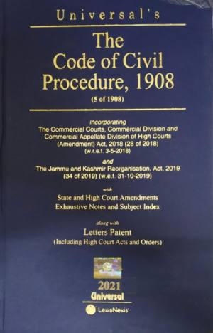 Universal's The Code Of Civil Procedure, 1908 (2022 Edition) [Hardcover] UNIVERSAL CPC