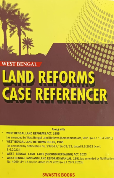 West bengal land reform case reference [Paperback] Justice R, Bhattacharya