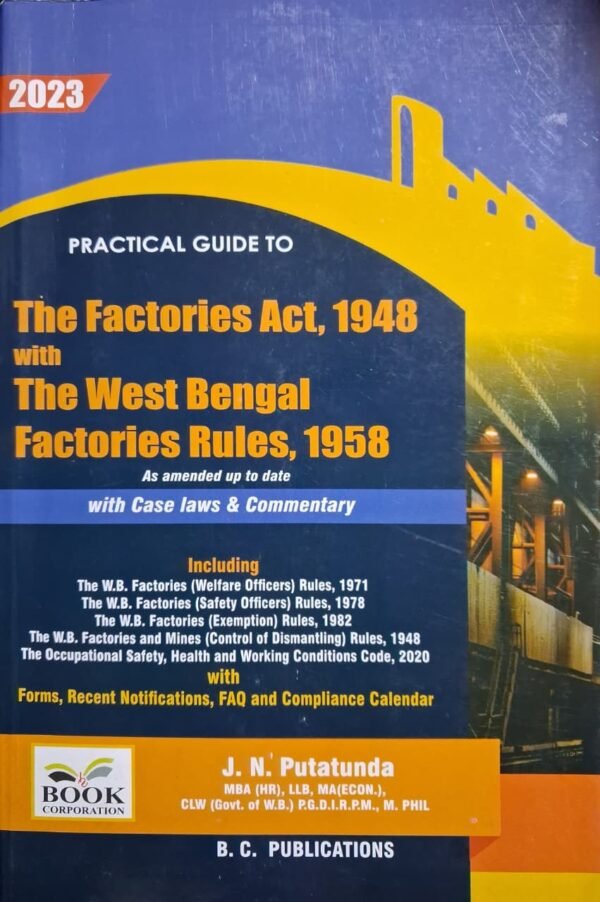Practical Guide to Factories Act, 1948 [Paperback] Book Corporation