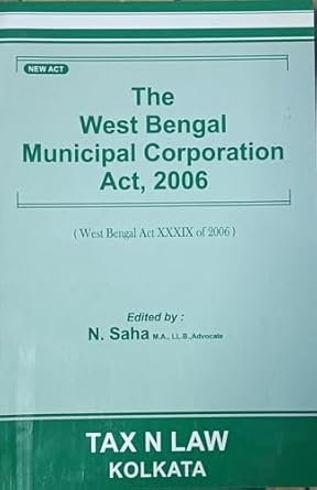 West Bengal Municipal Corporation Act