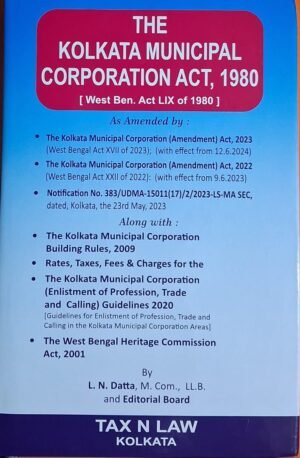 The Kolkata Municipal Corporation Act, 1980