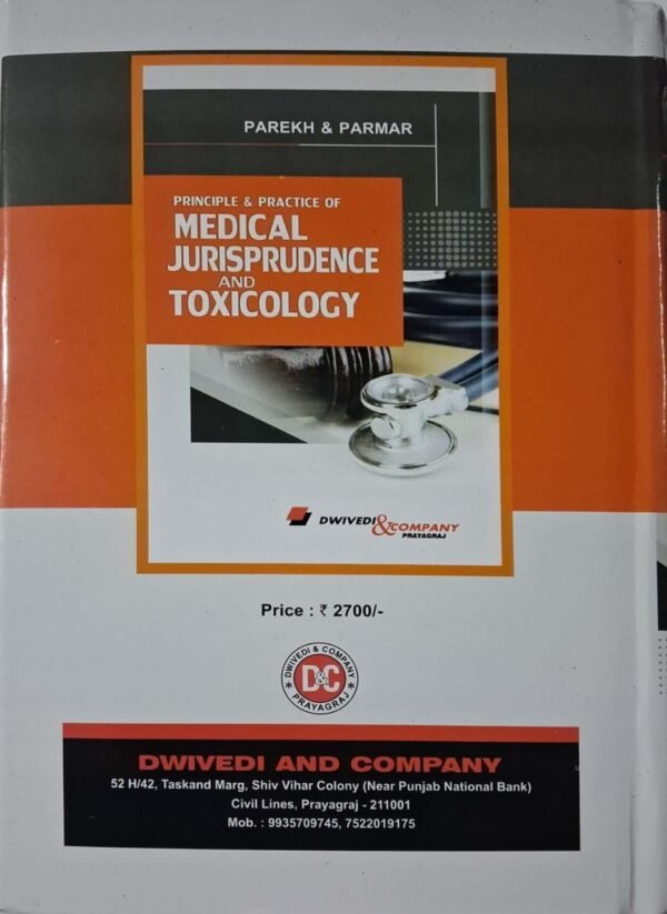 Medical Jurisprudence and Toxicology Edition 2025