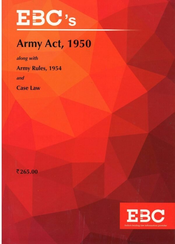 Army Act, 1950 alongwith Army Rules, 1954