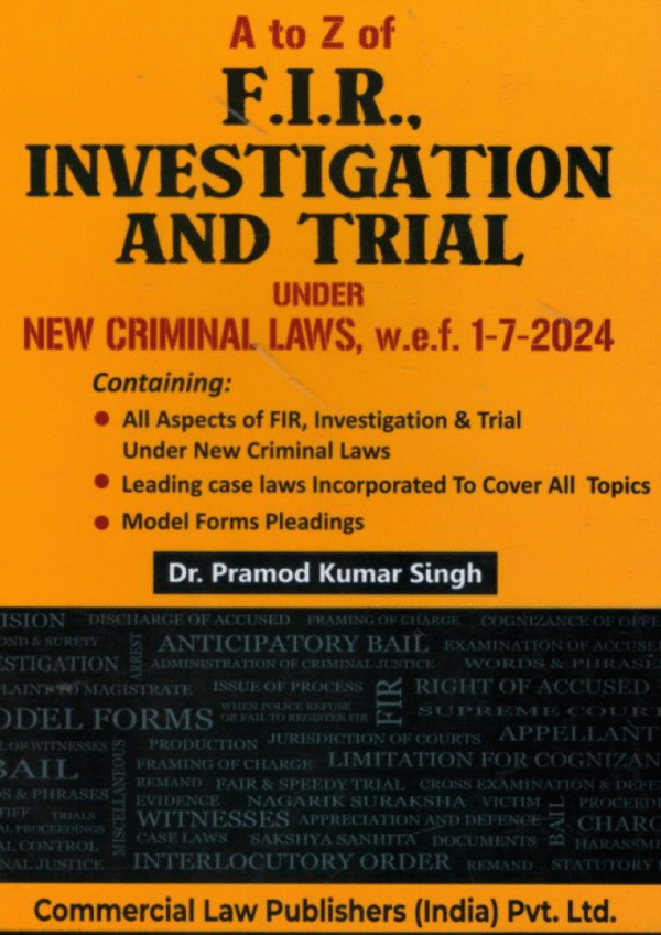 A to Z of F.I.R. Investigation and Trial