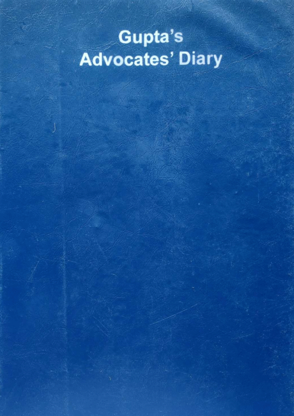 Gupta’s Advocate’s Diary
