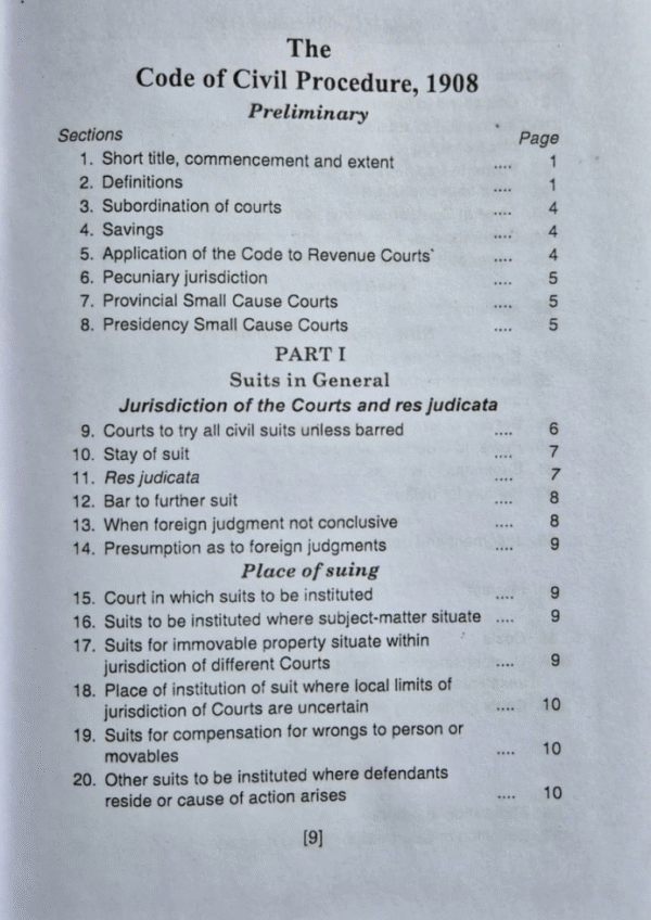 Code of Civil Procedure 1908 - Kamal Law House