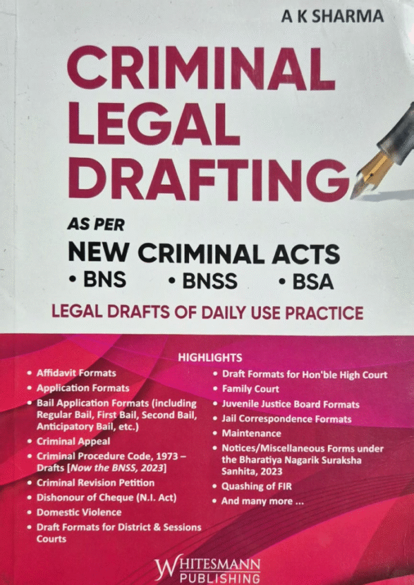 Criminal Legal Drafting