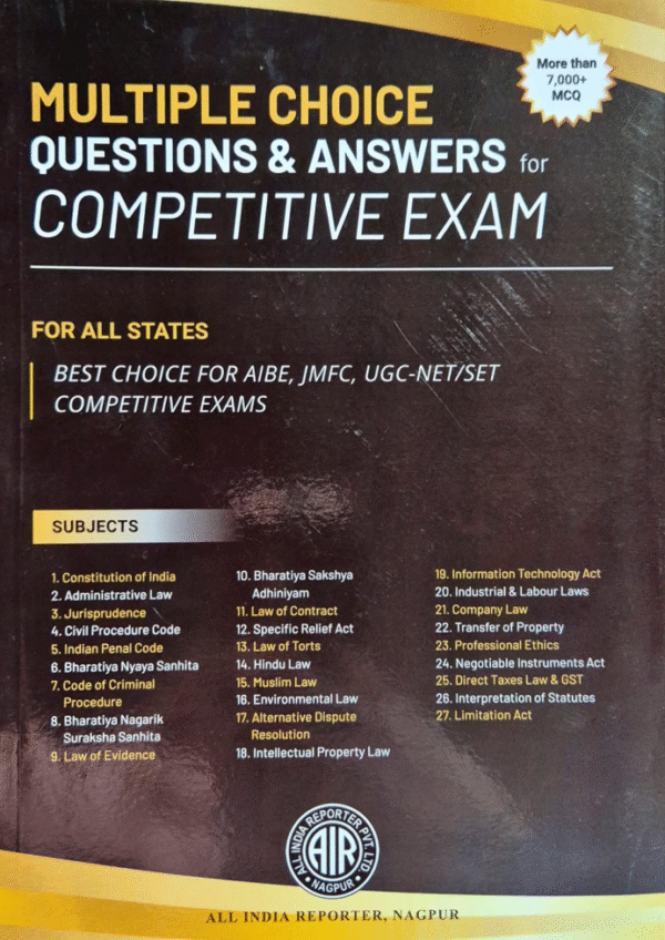 Multiple Choice Questions & Answers for Competitive Exams