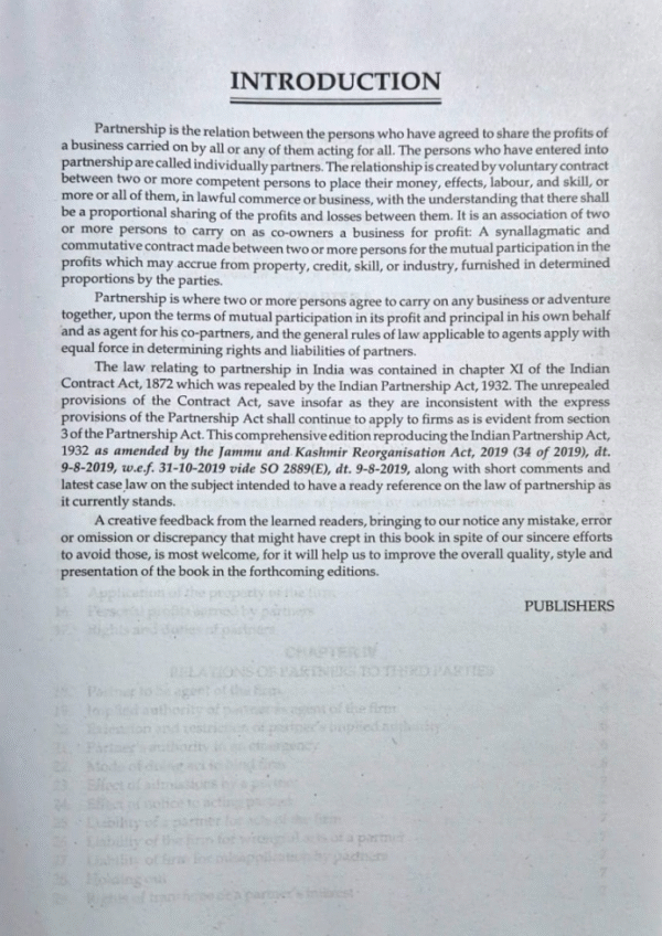 The Indian Partnership Act 1932