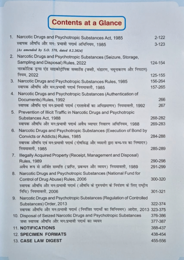 Narcotic Drugs and Psychotropic Substances Manual