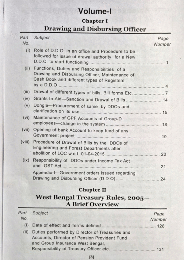 West Bengal Government Officers Manual