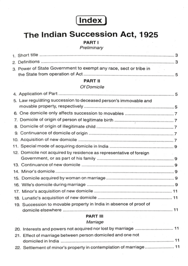 The Indian Succession Act
