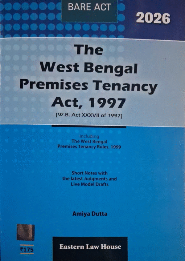 The West Bengal Premises Tenancy Act 1997