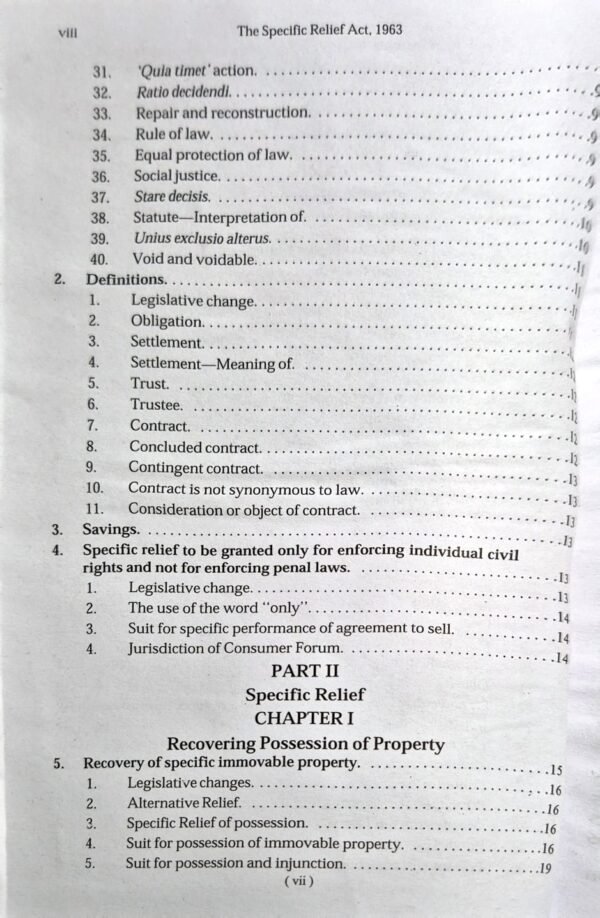 1e89ec48-0e37-4c17-bab5-b35c7a72cdb0 Dutta's Commentary on the Specific Relief Act, 1963, Legal Reference Book by Premier Publishing Company (Dutta's Commentary Series)